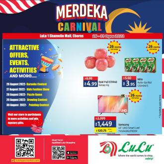 LuLu 1 Shamelin Merdeka Carnival Promotion (26 Aug 2022 - 31 Aug 2022)