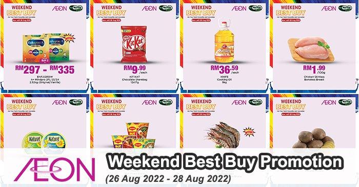 AEON Weekend Best Buy Promotion (26 Aug 2022 - 28 Aug 2022)