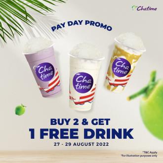 Chatime PayDay Promotion (27 August 2022 - 29 August 2022)
