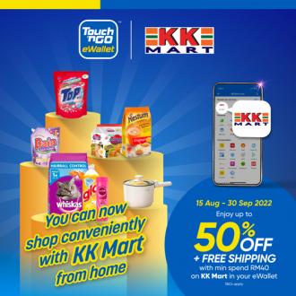 KK Mart Promotion Up To 50% OFF with Touch 'n Go eWallet (15 August 2022 - 30 September 2022)