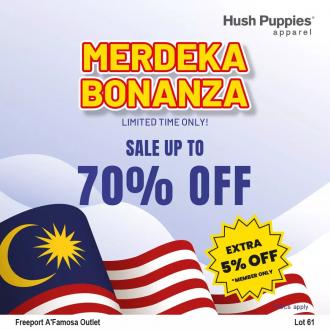 Hush Puppies Apparel Merdeka Sale Up To 70% OFF at Freeport A'Famosa