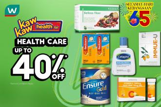 Watsons Health Care Sale Up To 40% OFF (30 August 2022 - 5 September 2022)