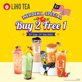 Liho Tea Buy 2 FREE 1 Merdeka Promotion (31 Aug 2022 - 2 Sep 2022)