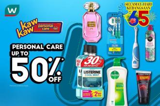 Watsons Personal Care Sale Up To 50% OFF (30 August 2022 - 5 September 2022)