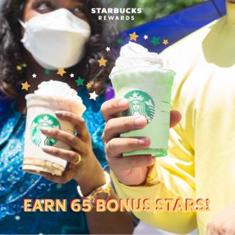 Starbucks Earn 65 Bonus Stars Merdeka Promotion (31 August 2022)