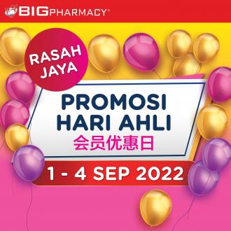 Big Pharmacy Rasah Jaya & Garden Homes Members Day Promotion (1 September 2022 - 4 September 2022)