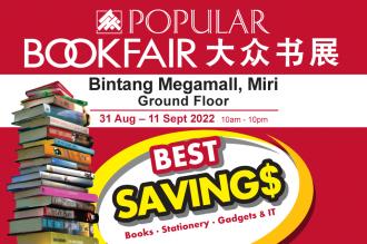 POPULAR Book Fair Sale at Bintang Megamall Miri (31 August 2022 - 11 September 2022)