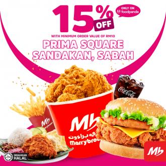 Marrybrown Prima Square Sandakan FoodPanda Opening Promotion