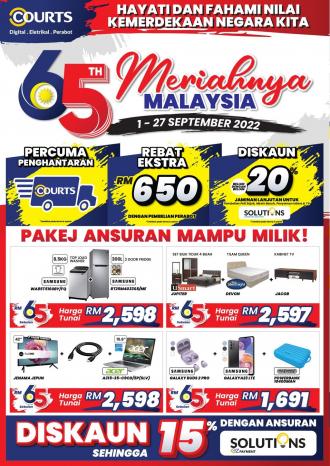 COURTS Meriahnya Malaysia Promotion (1 September 2022 - 27 September 2022)
