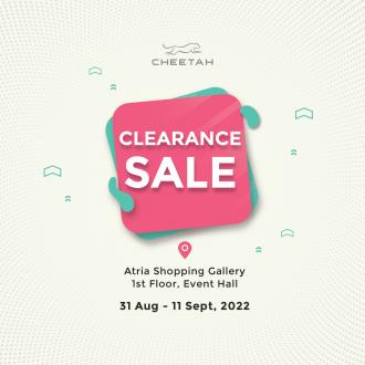 Cheetah Clearance Sale at Atria Shopping Gallery (31 August 2022 - 11 September 2022)