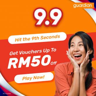Guardian 9.9 Hit The 9th Seconds Get Vouchers Up To RM50 OFF Promotion (1 September 2022 - 9 September 2022)