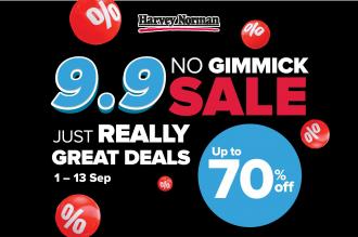 Harvey Norman 9.9 Sale Up To 70% OFF (1 September 2022 - 13 September 2022)