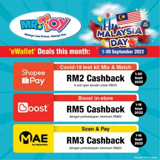 MR TOY Cashback Malaysia Day Promotion (1 Sep 2022 - 30 Sep 2022)