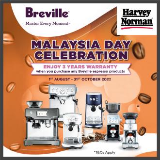Harvey Norman Breville Malaysia Day Promotion (1 August 2022 - 31 October 2022)