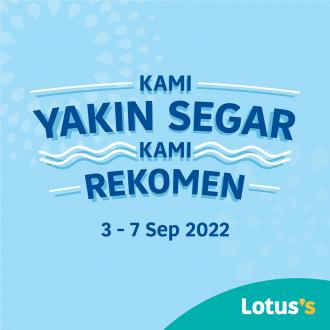 Tesco / Lotus's Fresh Items Promotion (3 September 2022 - 7 September 2022)
