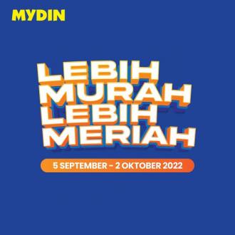 MYDIN Lebih Murah Lebih Meriah Promotion (5 September 2022 - 2 October 2022)