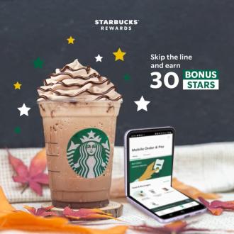 Starbucks Mobile Order & Pay Earn 30 Bonus Stars Promotion (every Thursday)