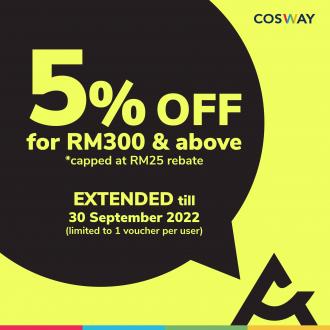 Cosway Atome 5% OFF Promotion (valid until 30 Sep 2022)