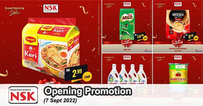 NSK Seri Kembangan 3 Elements Opening Promotion (7 Sep 2022)