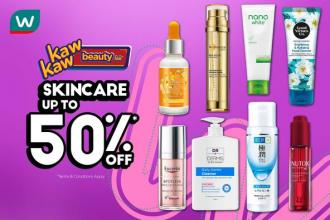 Watsons Skincare Sale Up To 50% OFF (8 September 2022 - 12 September 2022)