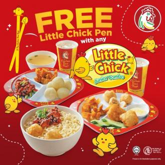 The Chicken Rice Shop Kid's Meal FREE Little Chick Pen Promotion