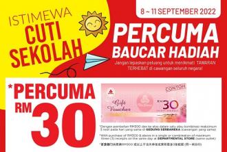 The Store School Holiday FREE Voucher Promotion (8 Sep 2022 - 11 Sep 2022)