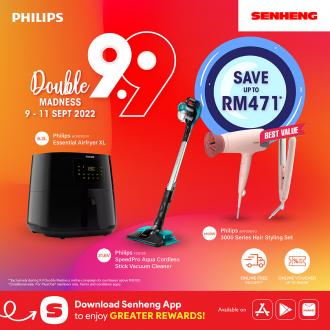 Senheng Philips 9.9 Double Madness Sale (9 September 2022 - 11 September 2022)