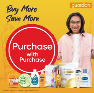 Guardian PWP Promotion Up To 50% OFF (1 September 2022 - 2 October 2022)