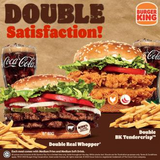 Burger King Double Real Whopper & Double BK Tendercrisp