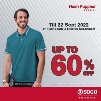 SOGO Kuala Lumpur Hush Puppies Apparel Promotion (valid until 22 September 2022)