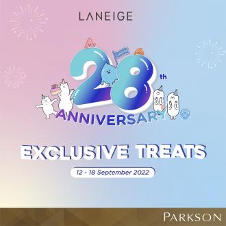 Parkson Laneige 28th Anniversary Sale (12 September 2022 - 18 September 2022)