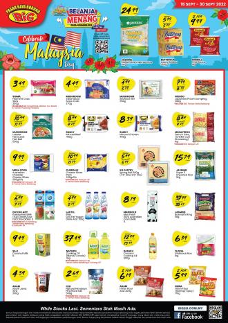 Pasaraya BiG Malaysia Day Promotion (16 Sep 2022 - 30 Sep 2022)