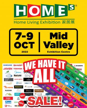 HOMEs Home Living Exhibition Sale at Mid Valley (7 Oct 2022 - 9 Oct 2022)