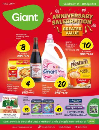 Giant Anniversary Promotion Catalogue (15 September 2022 - 28 September 2022)