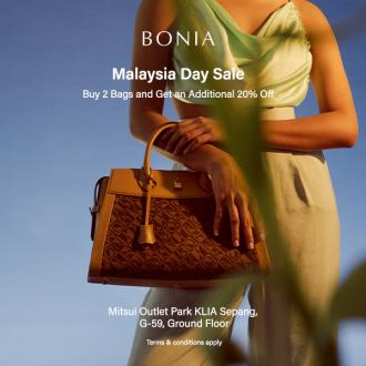 Bonia Malaysia Day Sale at Mitsui Outlet Park (valid until 30 September 2022)