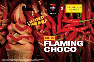 7 Eleven 7Cafe Flaming Choco Soft Serve