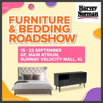 Harvey Norman Furniture & Bedding Roadshow Promotion at Sunway Velocity Mall KL (15 September 2022 - 22 September 2022)
