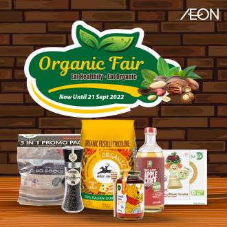 AEON Organic Fair Promotion (valid until 21 September 2022)