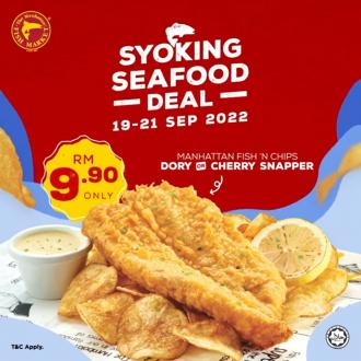 The Manhattan Fish Market Syoking Seafood Deal Fish N' Chips @ RM9.90 Promotion (19 September 2022 - 21 September 2022)