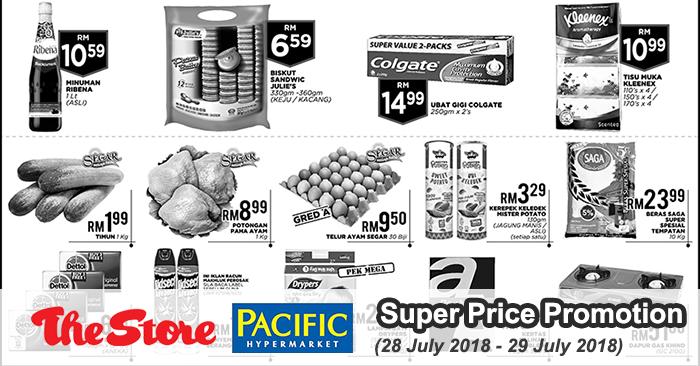The Store and Pacific Hypermarket Promotion (28 July 2018 - 29 July 2018)