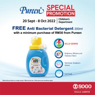 SOGO Kuala Lumpur Pureen FREE Anti-Bacterial Detergent Promotion (20 September 2022 - 8 October 2022)