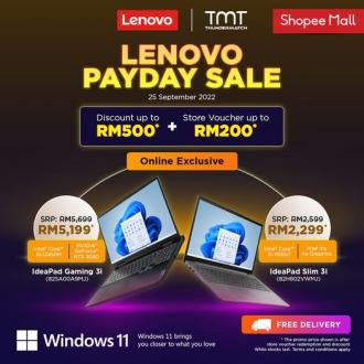 TMT Lenovo Shopee Payday Sale (25 Sep 2022)