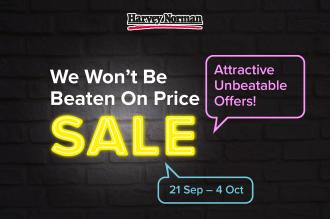 Harvey Norman We Won't Be Beaten on Price Sale (21 September 2022 - 4 October 2022)