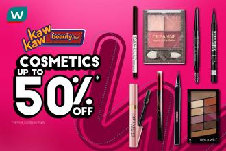 Watsons Cosmetics Sale Up To 50% OFF (22 September 2022 - 26 September 2022)