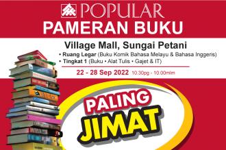 POPULAR Book Fair Sale at Village Mall Sungai Petani (22 September 2022 - 28 September 2022)