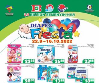 BILLION Semenyih Diapex Fiesta Promotion (22 September 2022 - 16 October 2022)
