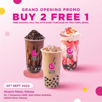 Coolblog Pekan Pahang Buy 2 FREE 1 Opening Promotion (23 September 2022)