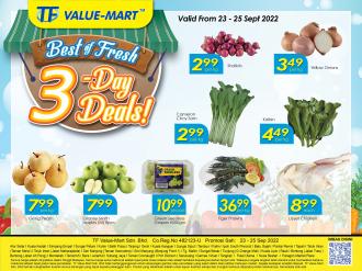 TF Value-Mart Weekend Fresh Items Promotion (23 September 2022 - 25 September 2022)