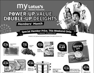 Tesco / Lotus's Press Ads Promotion (23 Sep 2022 - 25 Sep 2022)