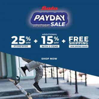 Bata Payday Sale (23 September 2022 - 27 September 2022)